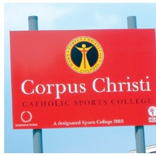 Corpus Christi sign