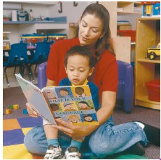 childcare activity at the Family Centre